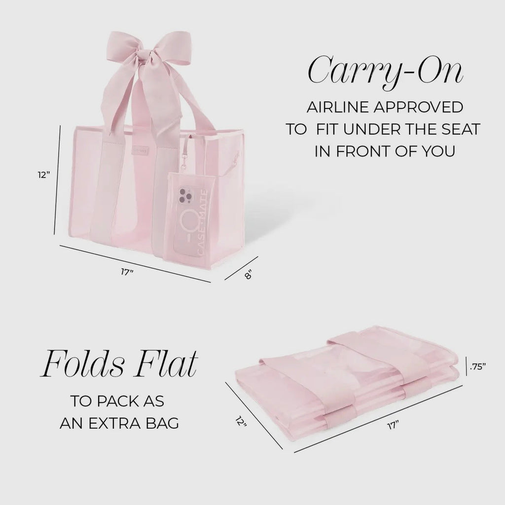 Case-Mate Ballet Pink Jelly Tote Bag