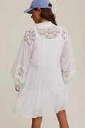 Enchanted Ivory Lace Dress/Kimono