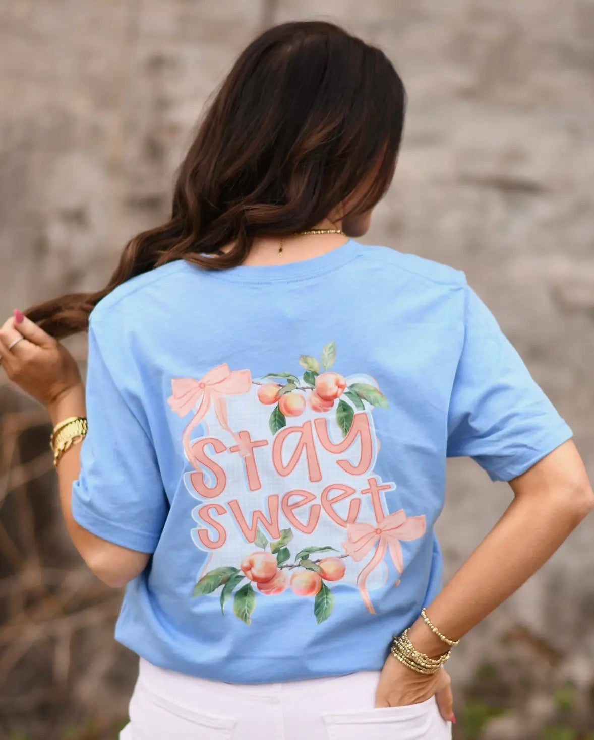 Stay Sweet Peaches Tee