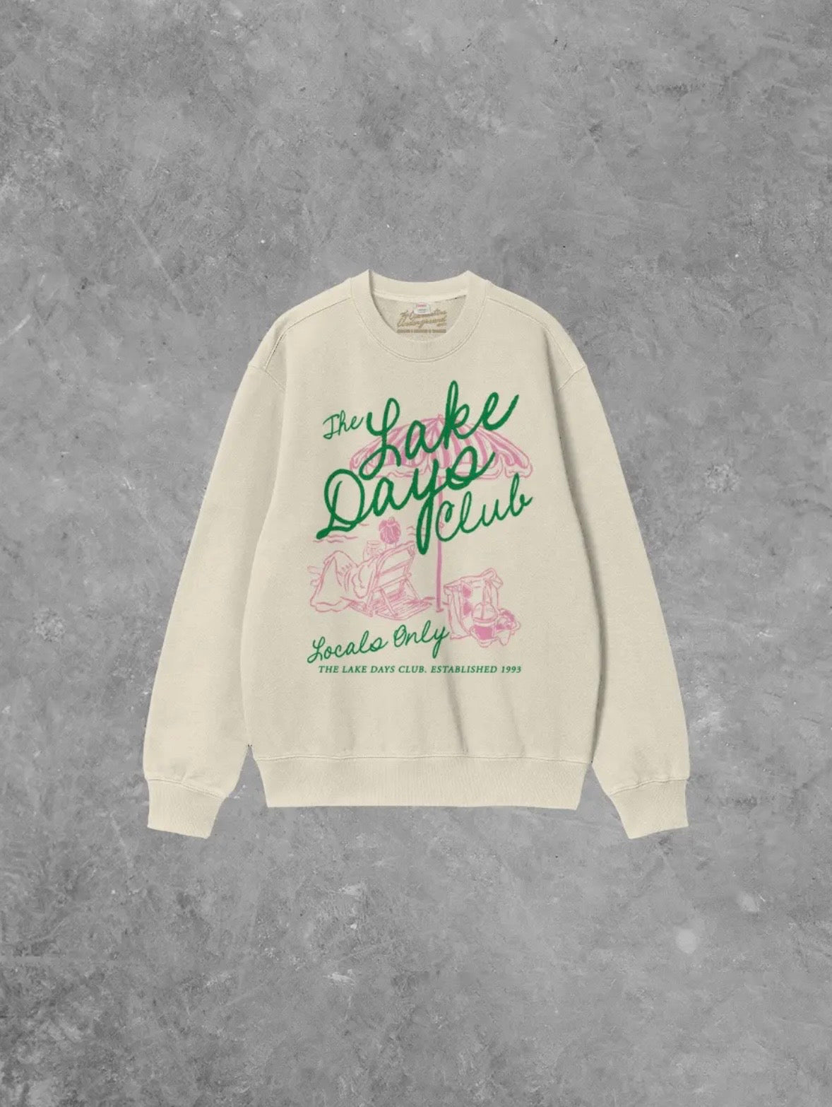 The Lake Days Club Sweatshirt by The Clandestine Underground