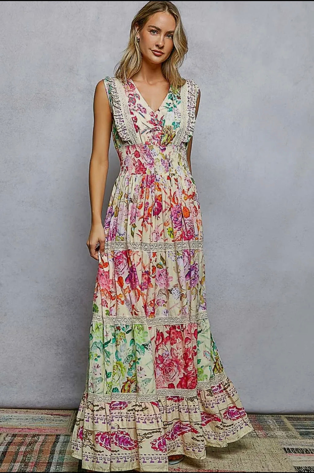Botanical Bloom Maxi Dress