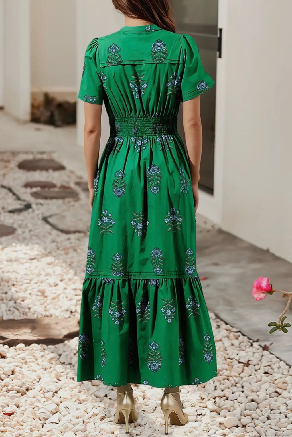 Sprig Poplin Dress