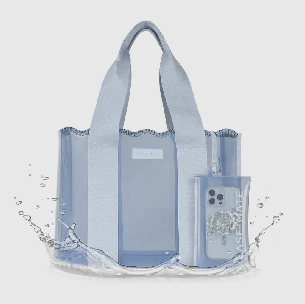 Case-Mate Carolina Blue Crochet Wave Jelly Tote Bag