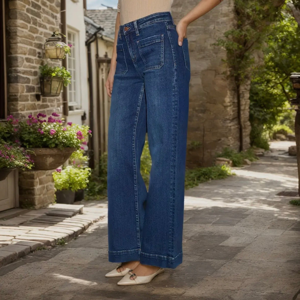 Ella Vintage High Waist Jeans by Emberloom