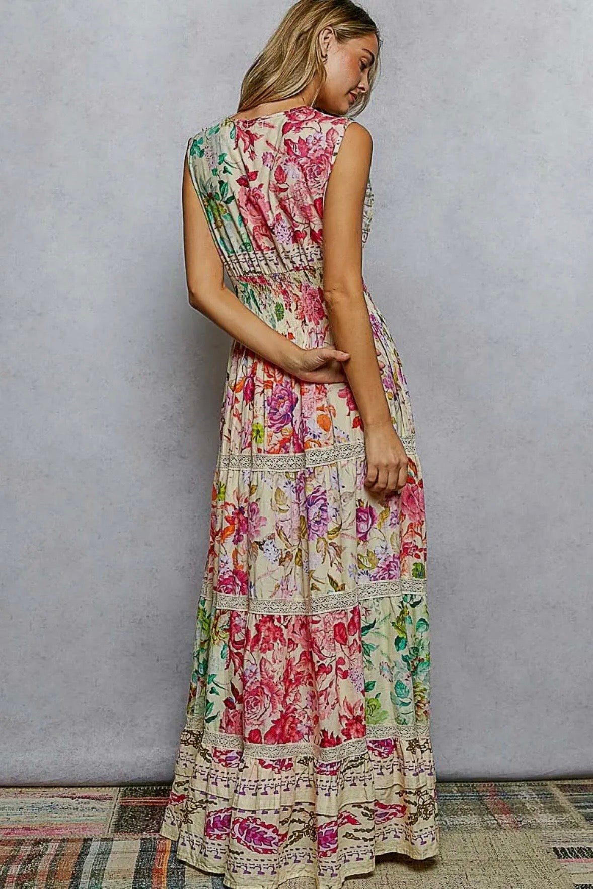 Botanical Bloom Maxi Dress