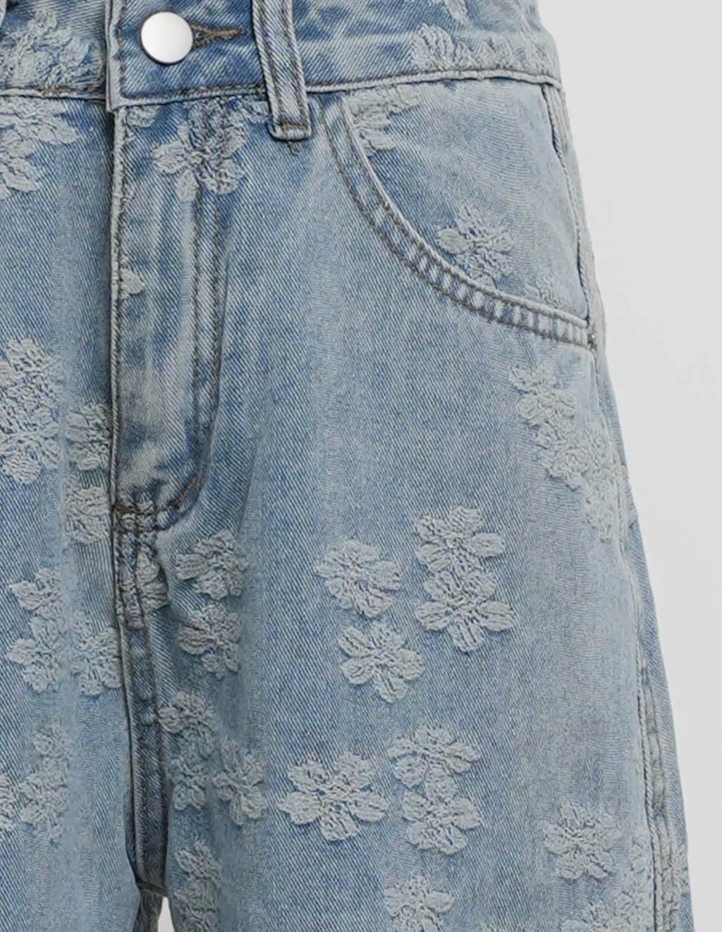 Mila Floral Jacquard Jeans