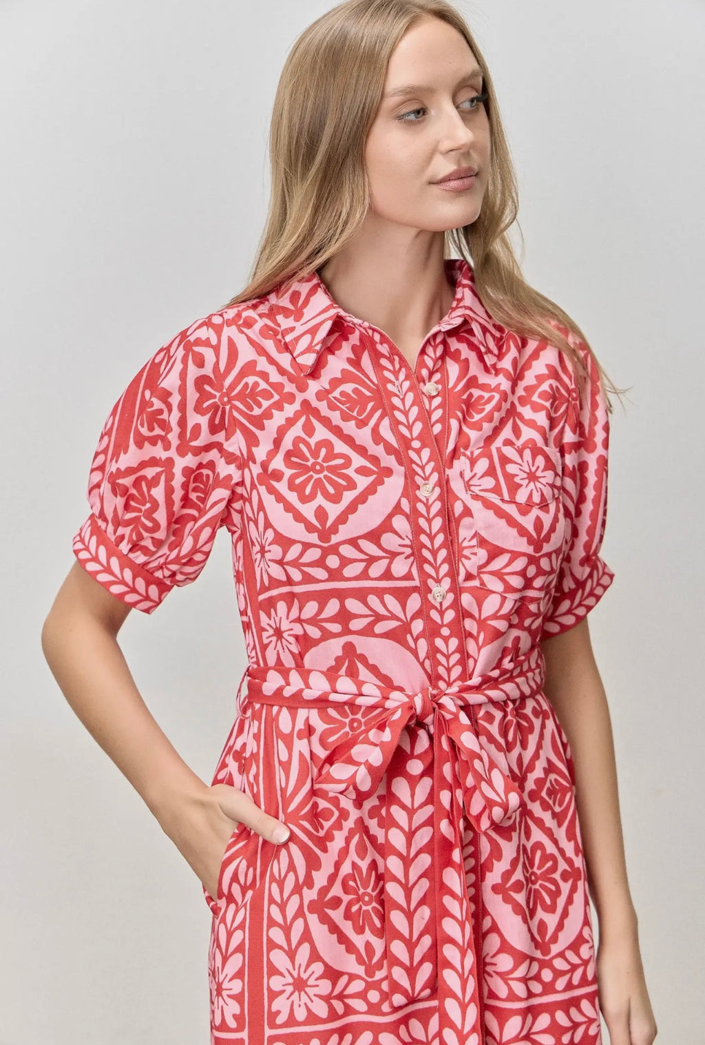 Blushing Botanical Dress