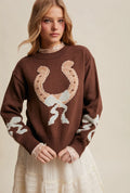 Heritage Horseshoe Sweater by Listicle