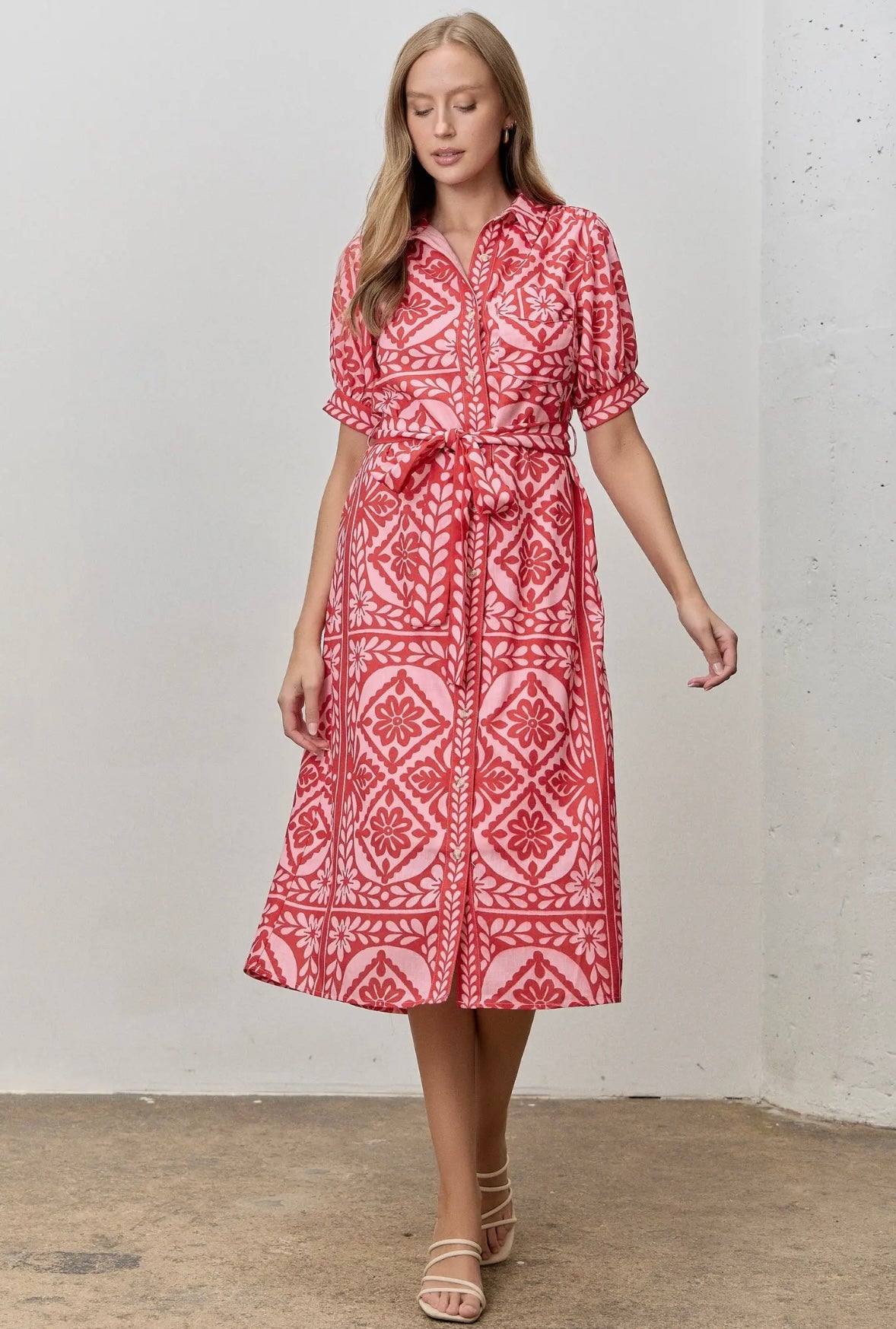 Blushing Botanical Dress