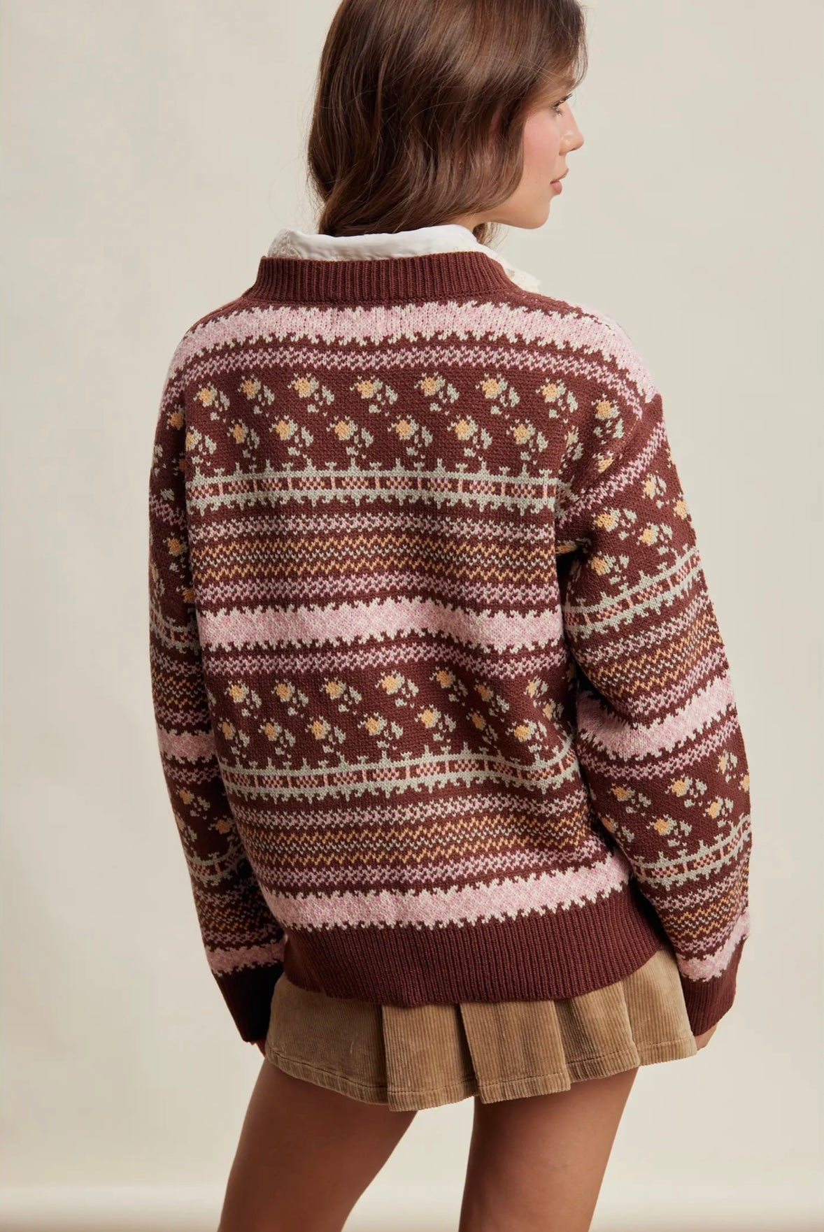 Highland Flora Sweater by Listicle