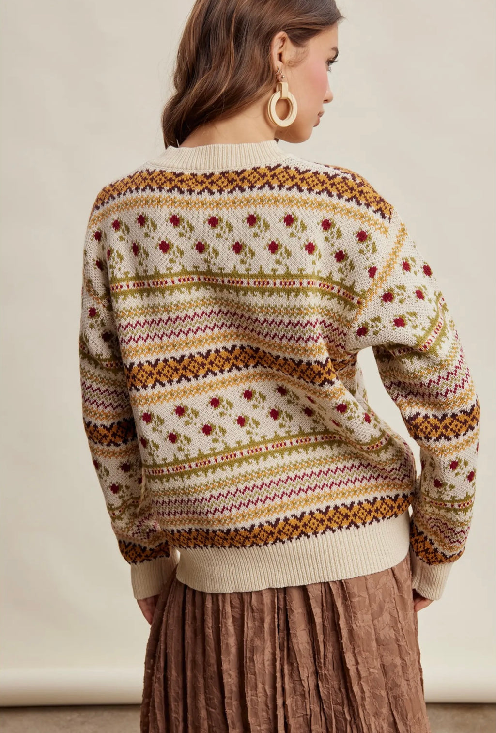 Highland Flora Sweater by Listicle