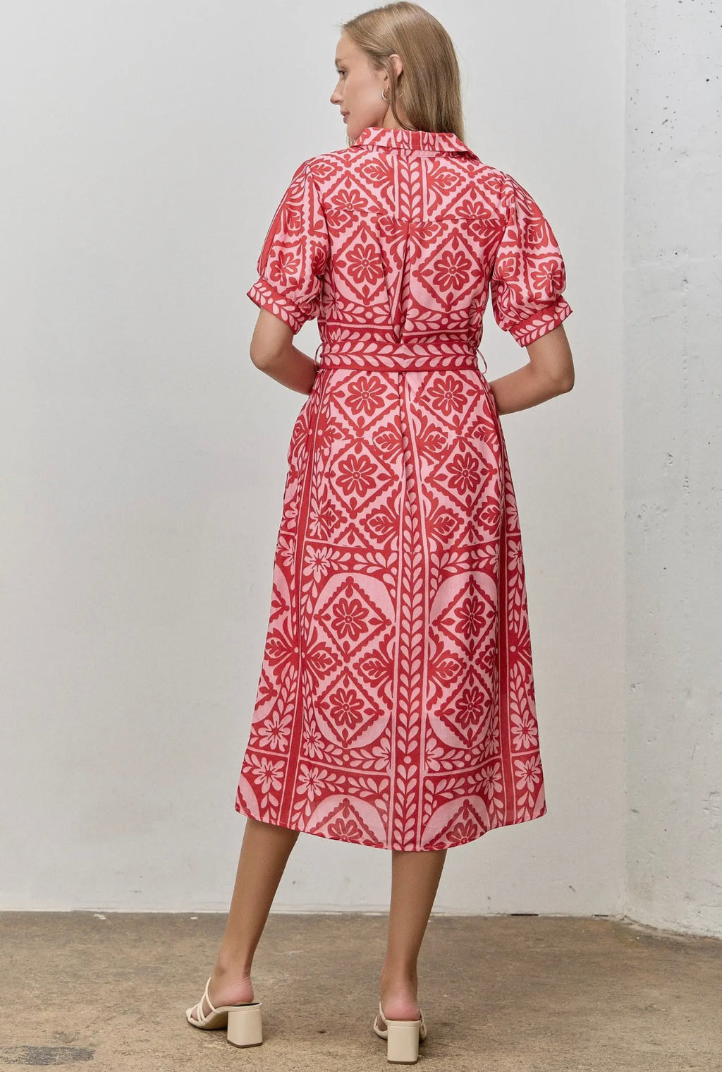 Blushing Botanical Dress